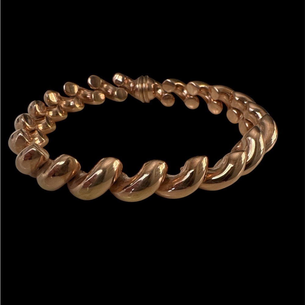 Bronze Italian 8 inch polished San Marco bracelet excellent condition
